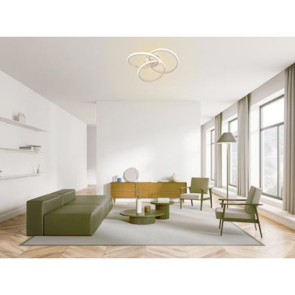 LED Dimmelhető mennyezeti lámpa LED/70W/230V 3000-6500K fehér + távirányítás