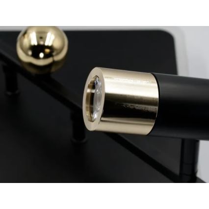 LED Dimmelhető mennyezeti lámpa LED/70W/230V 3000-6500K fekete + távirányítás