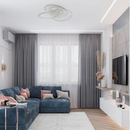 LED Dimmelhető mennyezeti lámpa LED/70W/230V 3000-6500K fehér + távirányítás