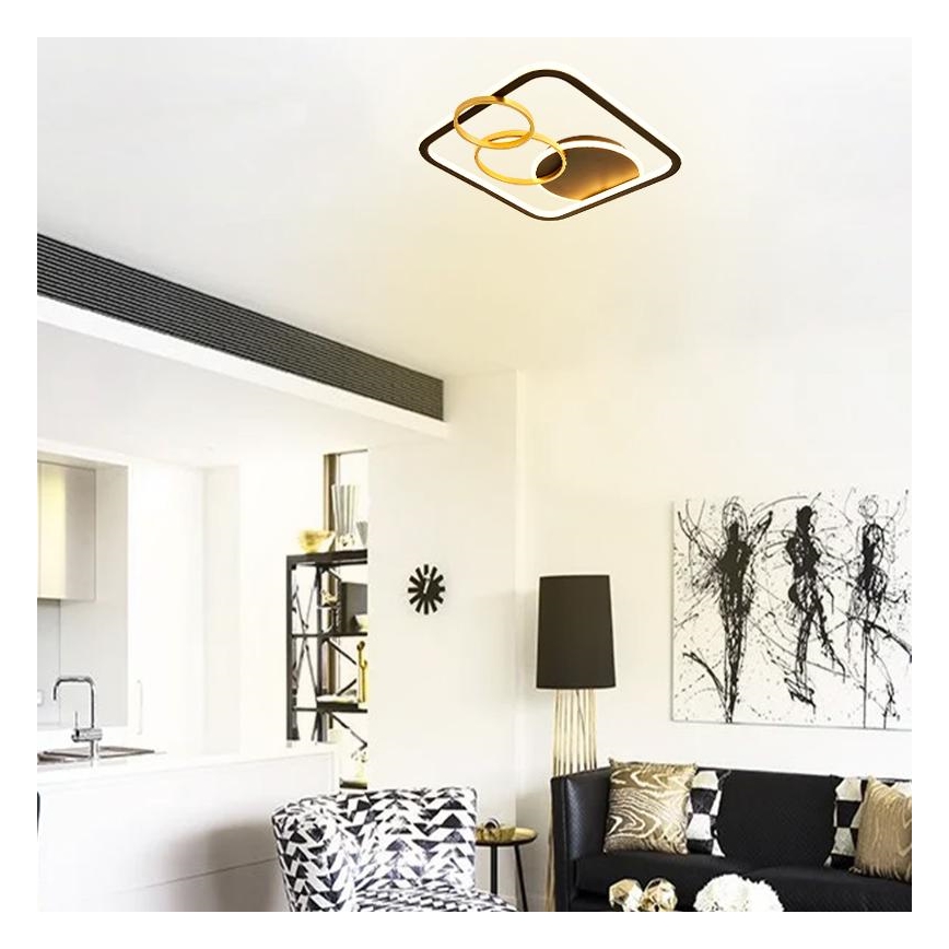 LED Dimmelhető mennyezeti lámpa LED/70W/230V 3000-6500K + távirányítás