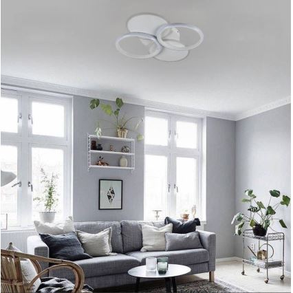 LED Dimmelhető mennyezeti lámpa LED/70W/230V 3000-6500K + távirányítás