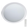 LED Dimmelhető mennyezeti lámpa LED/72W/230V 3000-6500K átm. 67 cm fehér + távirányítás