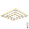 LED Dimmelhető mennyezeti lámpa LED/77W/230V 3000-6500K 49,5x49,5 cm + távirányítás