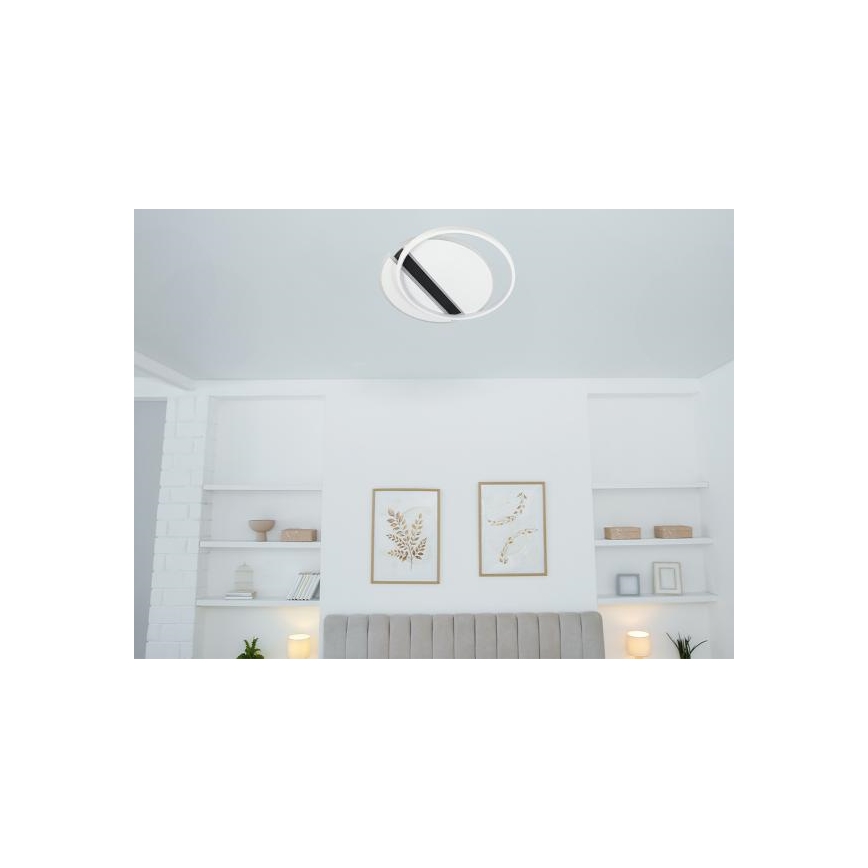 LED Dimmelhető mennyezeti lámpa LED/80W/230V 3000-6500K fehér + távirányítás