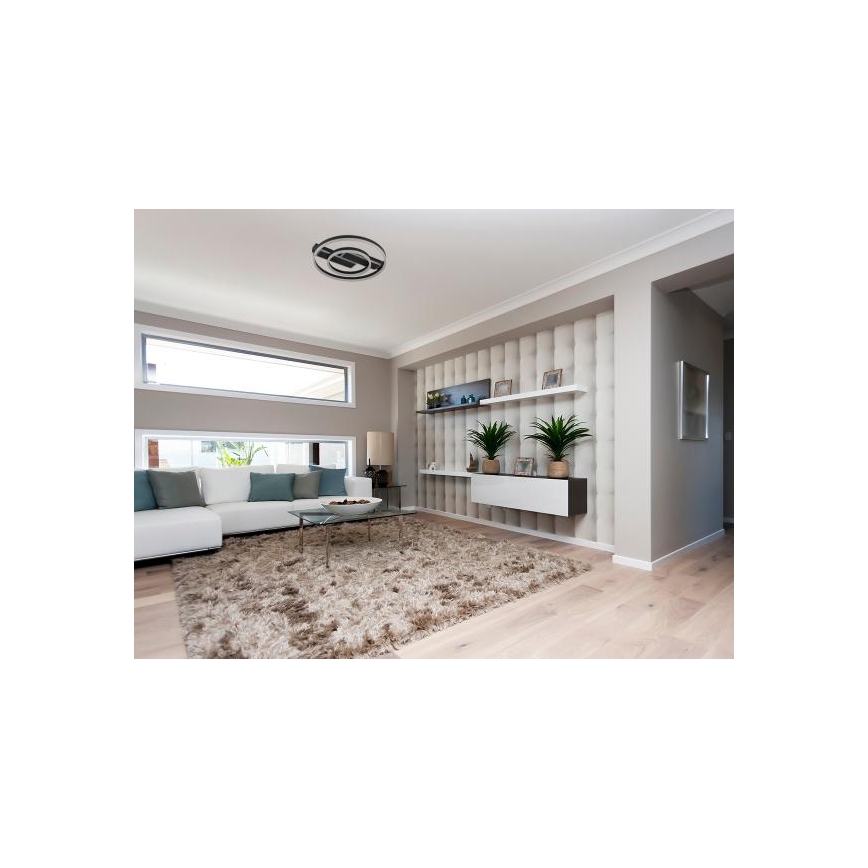 LED dimmelhető mennyezeti lámpa LED/80W/230V 3000-6500K + távirányító