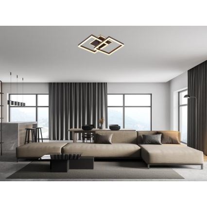 LED Dimmelhető mennyezeti lámpa LED/80W/230V 3000-6500K + távirányító