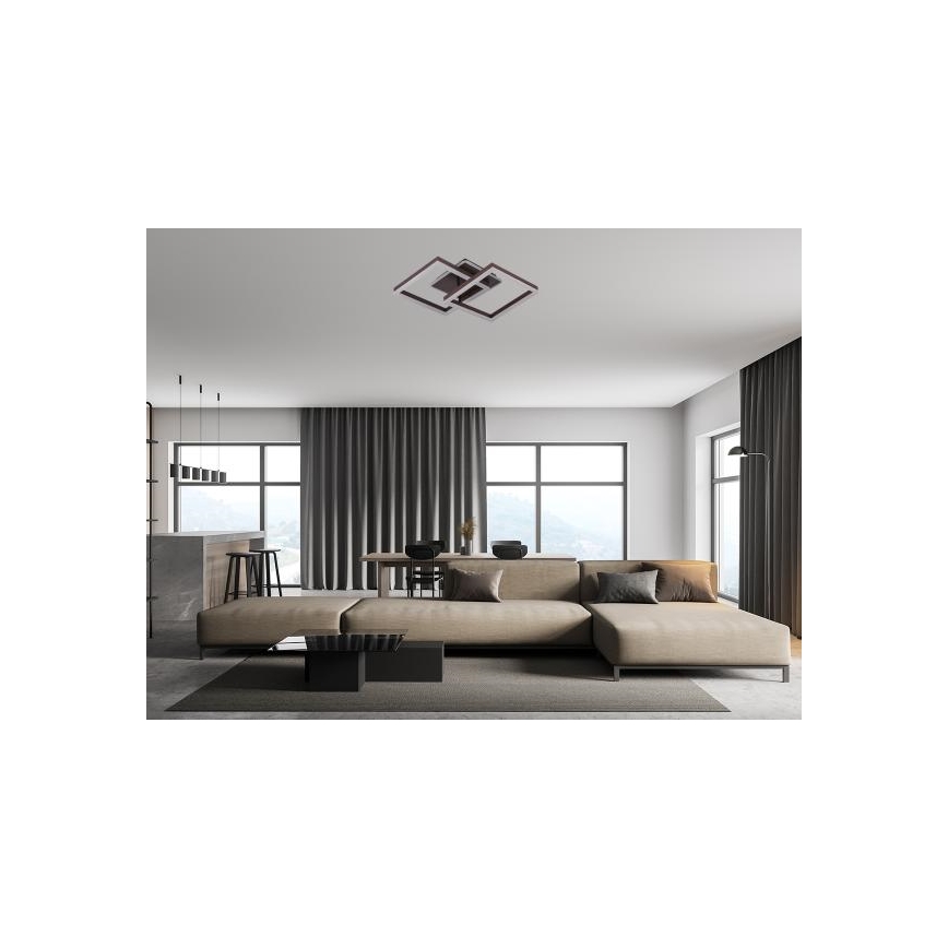 LED Dimmelhető mennyezeti lámpa LED/80W/230V 3000-6500K + távirányító