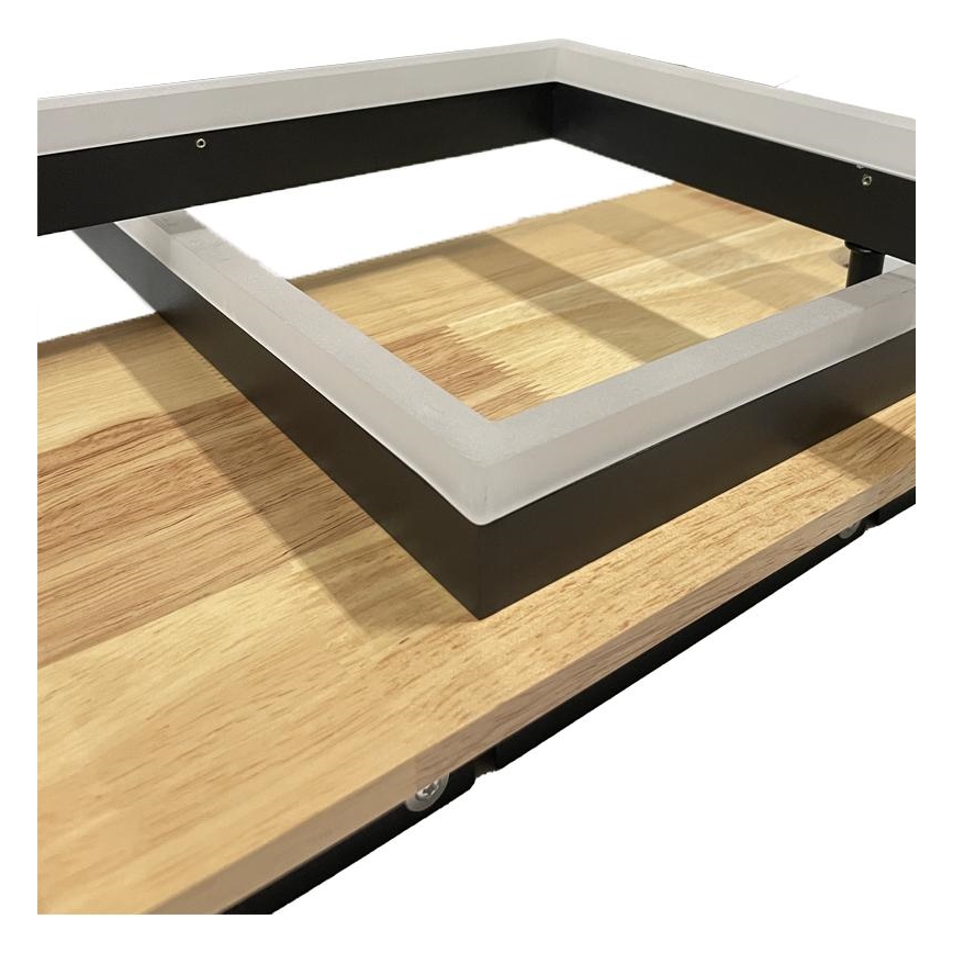 LED Dimmelhető mennyezeti lámpa LED/85W/230V 3000-6500K tölgy + távirányítás