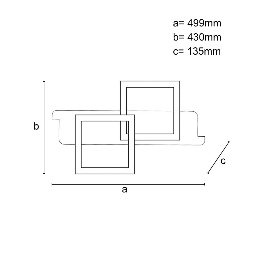 LED Dimmelhető mennyezeti lámpa LED/85W/230V 3000-6500K tölgy + távirányítás