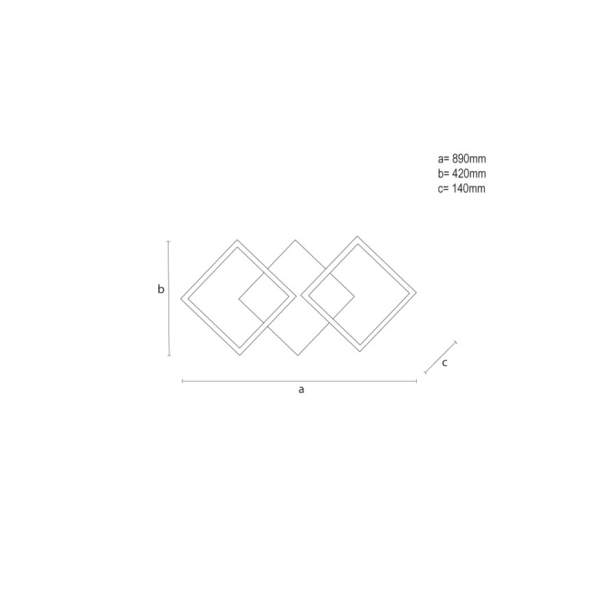 LED dimmelhető mennyezeti lámpa LED/85W/230V 3000-6500K + távirányító