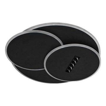 LED Dimmelhető mennyezeti lámpa LED/90W/230V 3000-6500K fekete + távirányítás