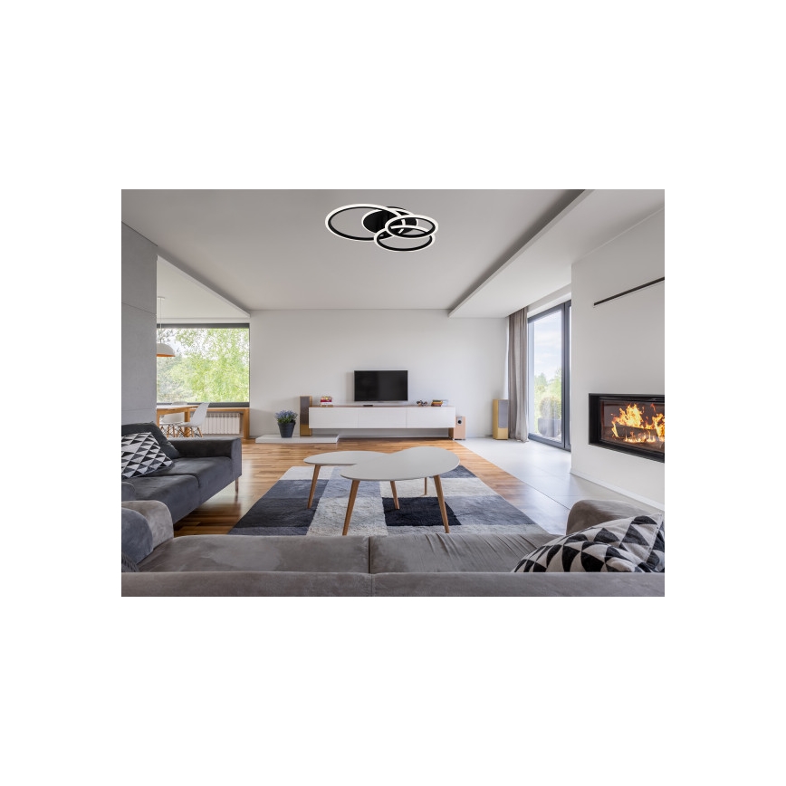 LED dimmelhető mennyezeti lámpa LED/90W/230V 3000-6500K + távirányító