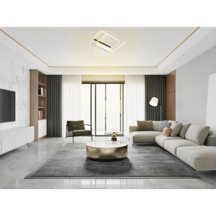 LED Dimmelhető mennyezeti lámpa LED/95W/230V 3000-6500K fehér + távirányítás