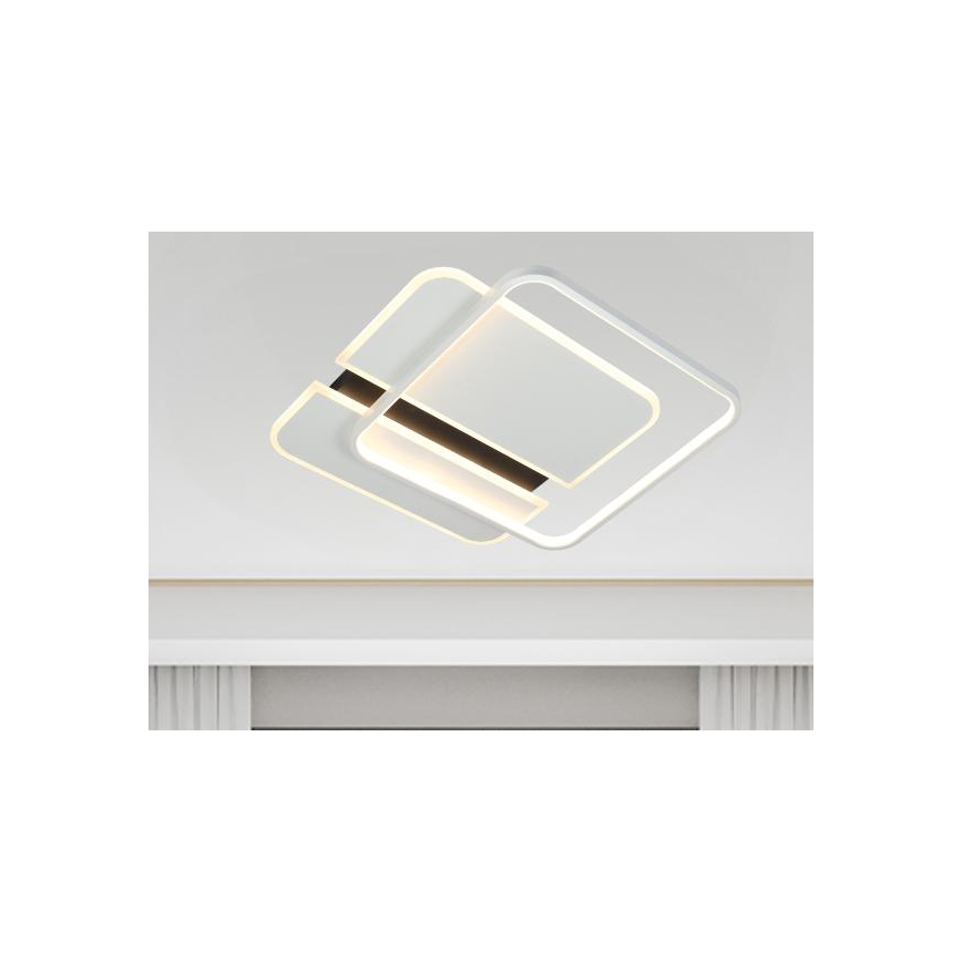 LED Dimmelhető mennyezeti lámpa LED/95W/230V 3000-6500K fehér + távirányítás