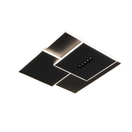 LED Dimmelhető mennyezeti lámpa LED/95W/230V 3000-6500K fekete + távirányítás