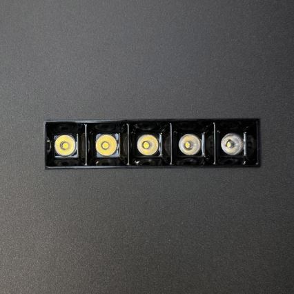 LED Dimmelhető mennyezeti lámpa LED/95W/230V 3000-6500K fekete + távirányítás