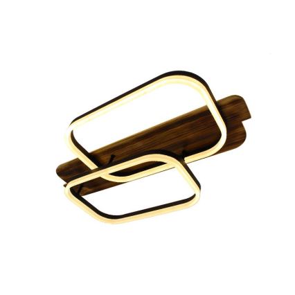 LED Dimmelhető mennyezeti lámpa LED/95W/230V 3000-6500K tölgy + távirányítás