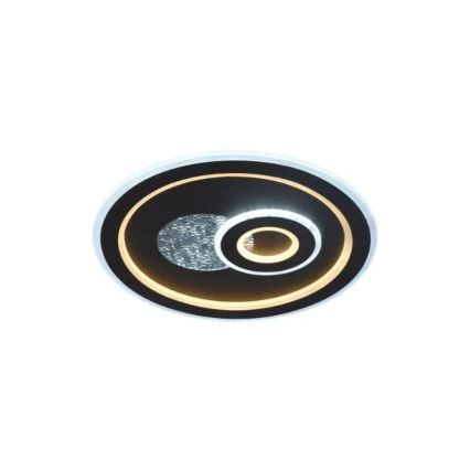 LED Dimmelhető mennyezeti lámpa LED/95W/230V 3000-6500K fekete + távirányítás
