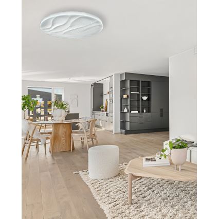 LED Dimmelhető mennyezeti lámpa LIKA LED/60W/230V 2700-6500K átm. 58 cm + távirányítás
