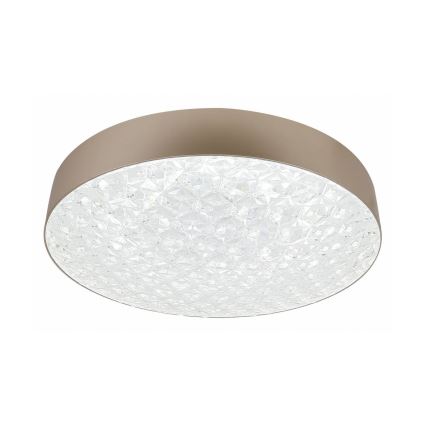 LED Dimmelhető mennyezeti lámpa LUXON LED/60W/230V 2800-6500K bézs + távirányító