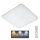 LED Dimmelhető mennyezeti lámpa MANA LED/36W/230V 2700-6500K 43x43 cm + távirányítás