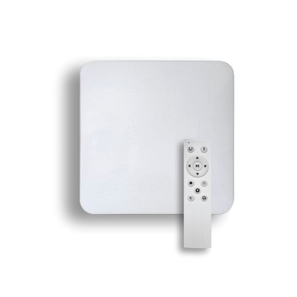 LED Dimmelhető mennyezeti lámpa MANA LED/36W/230V 2700-6500K 43x43 cm + távirányítás