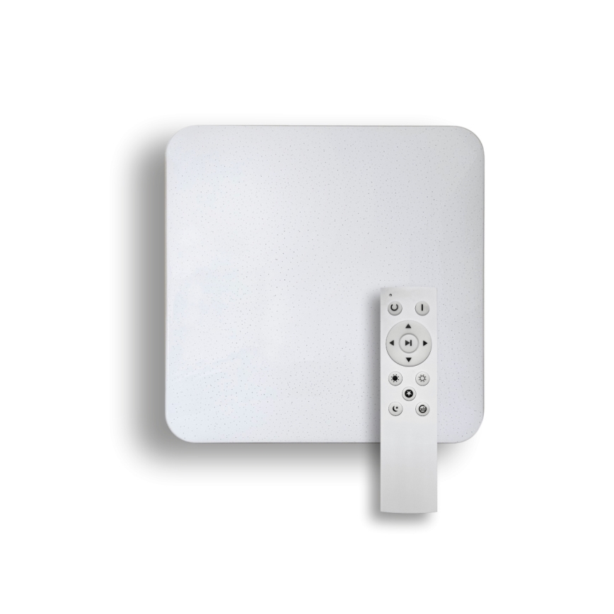 LED Dimmelhető mennyezeti lámpa MANA LED/36W/230V 2700-6500K 43x43 cm + távirányítás