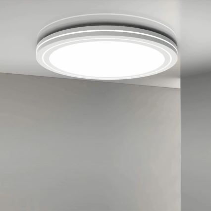 LED Dimmelhető fürdőszobai lámpa MARIAN LED/72W/230V átm. 48 cm 3000-6000K IP44 + távirányítás