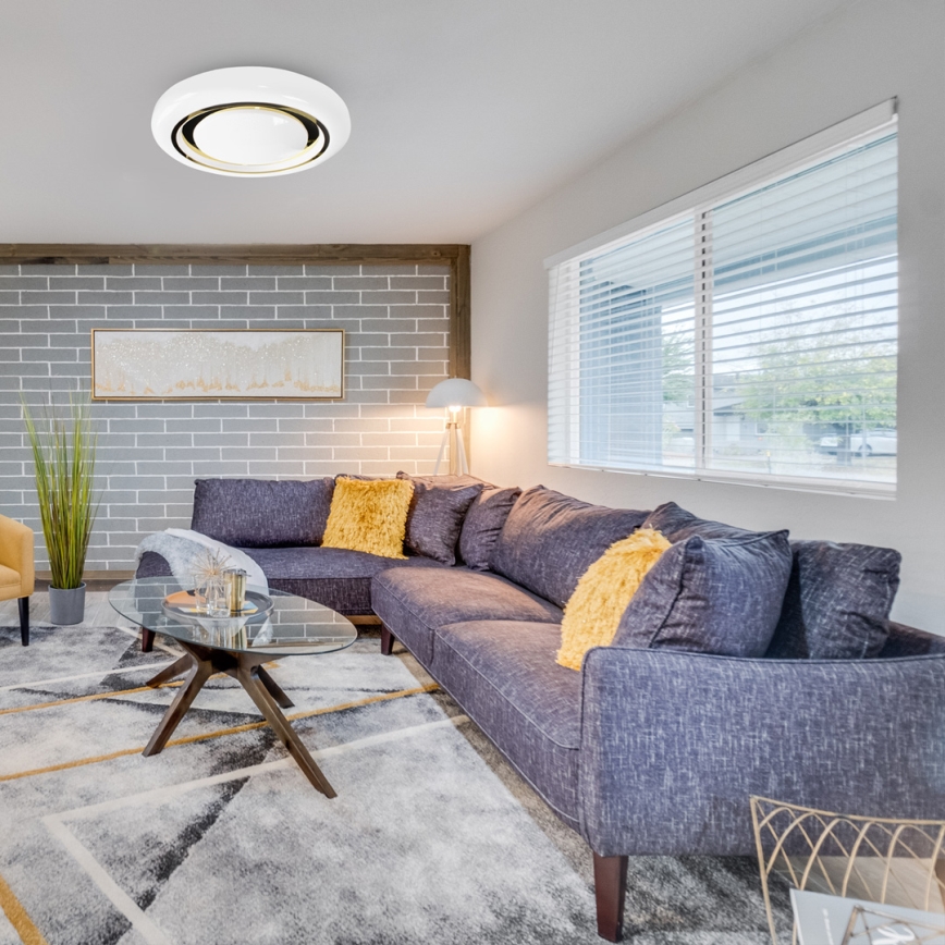 LED Dimmelhető mennyezeti lámpa MEGAN LED/48W/230V 3000-6000K + távirányító