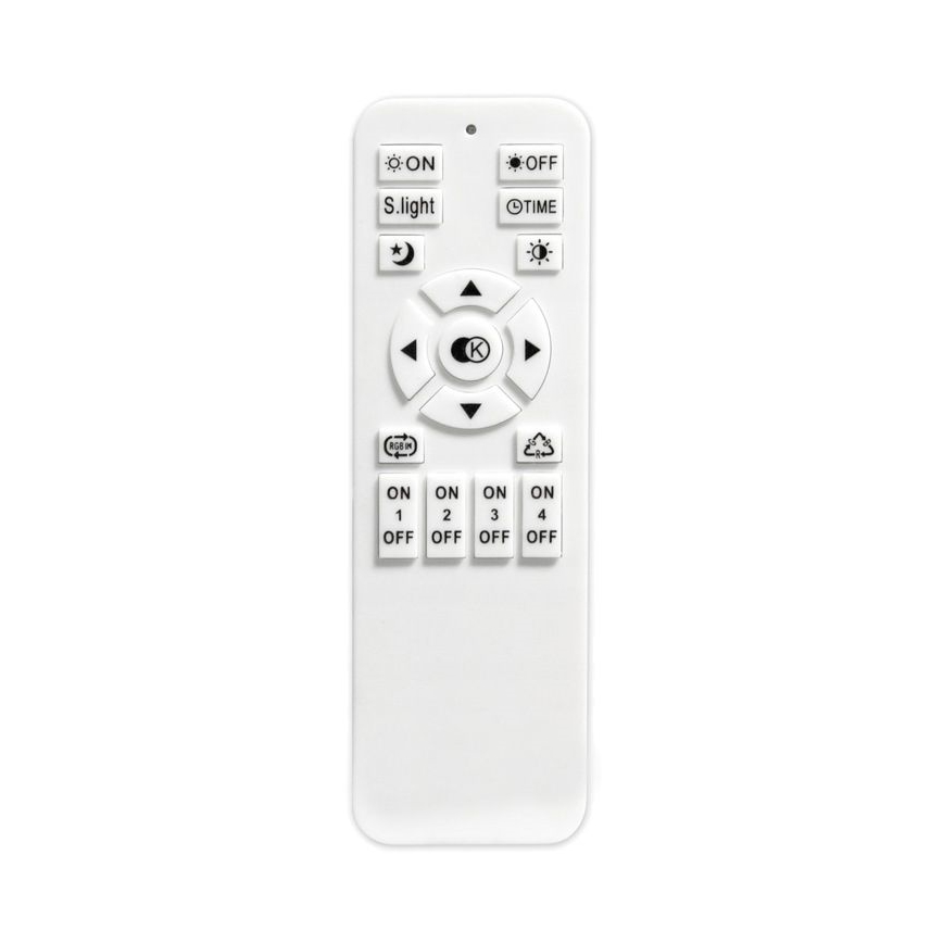 LED Dimmelhető mennyezeti lámpa NOVA LED/54W/230V 3000-6500K fekete + távirányító