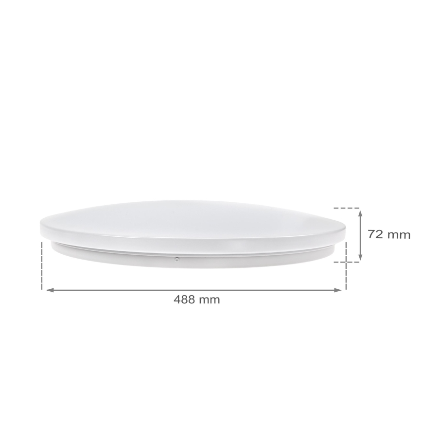 LED Dimmelhető mennyezeti lámpa NYMPHEA LED/36W/230V 2700-6500K Wi-Fi Tuya