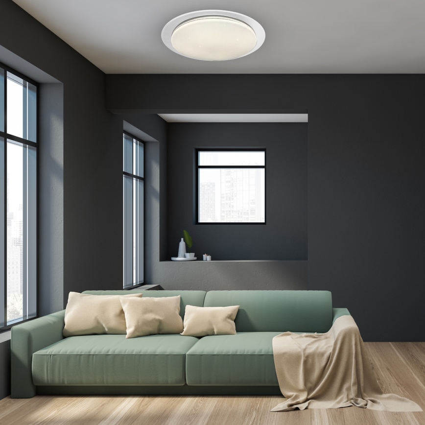 LED Dimmelhető mennyezeti lámpa ONTARIO LED/80W/230V 3000-6000K + távirányító