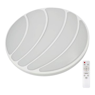 LED Dimmelhető mennyezeti lámpa SHELL WHITE LED/40W/230V + távirányító