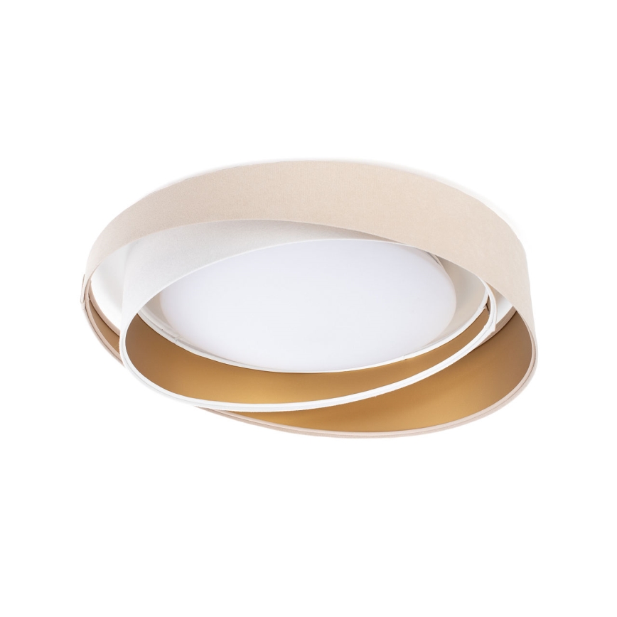 LED Dimmelhető mennyezeti lámpa SMART GALAXY MODERN LED/24W/230V 3000-6500K átm. 55 cm bézs/fehér/arany + távirányító