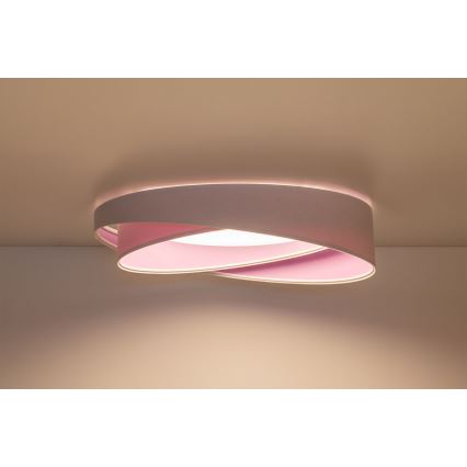 LED fényerőszabályozható mennyezeti lámpa SMART GALAXY MODERN LED/24W/230V 3000-6500K Ø 55 cm fehér/lila + távirányító