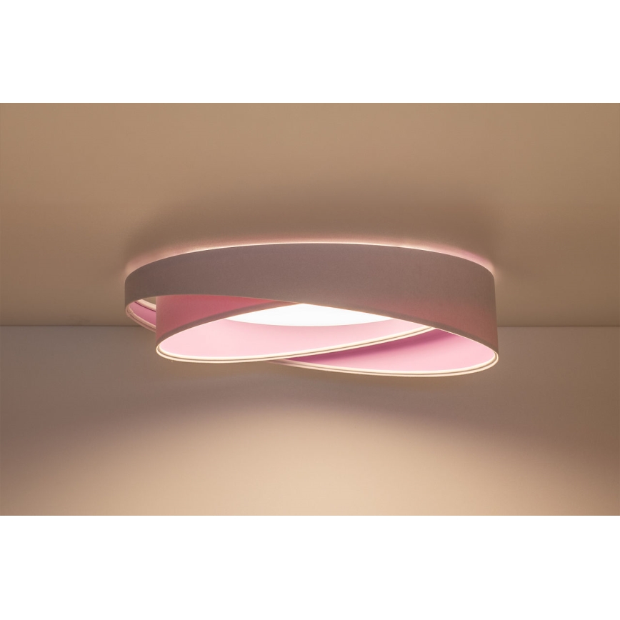 LED fényerőszabályozható mennyezeti lámpa SMART GALAXY MODERN LED/24W/230V 3000-6500K Ø 55 cm fehér/lila + távirányító