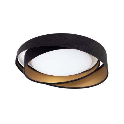 Fényerőszabályozható mennyezeti lámpa SMART GALAXY MODERN LED/24W/230V 3000-6500K Ø 55 cm fekete/arany + távirányító