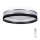 LED Dimmelhető mennyezeti lámpa SMART CORAL LED/24W/230V fekete/fehér + távirányító