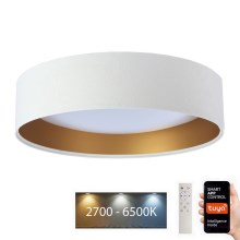 LED Dimmelhető mennyezeti lámpa SMART GALAXY LED/24W/230V á. 45 cm 2700-6500K Wi-Fi Tuya fehér/arany + távirányító