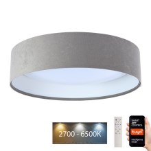 LED Dimmelhető mennyezeti lámpa SMART GALAXY LED/24W/230V á. 45 cm 2700-6500K Wi-Fi Tuya szürke/fehér + távirányító
