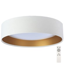 LED Dimmelhető mennyezeti lámpa SMART GALAXY LED/24W/230V fehér/arany + távirányító