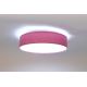 LED Dimmelhető mennyezeti lámpa SMART GALAXY LED/24W/230V rózsaszín/ezüst 3000-6500K + távirányító
