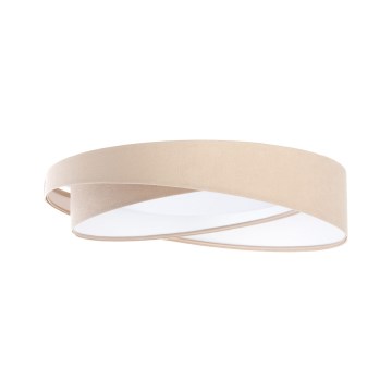 LED dimmelhető mennyezeti lámpa SMART GALAXY MODERN LED/24W/230V 3000-6500K átm. 55 cm bézs/fehér + távirányító