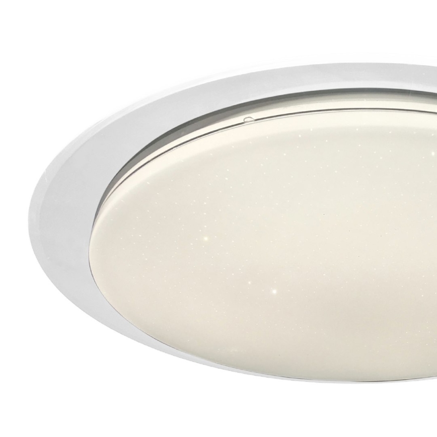SONIC LED dimmelhető mennyezeti lámpa, 24W/230V, 3000-6000K, Ø 40 cm, fehér — távirányítóval