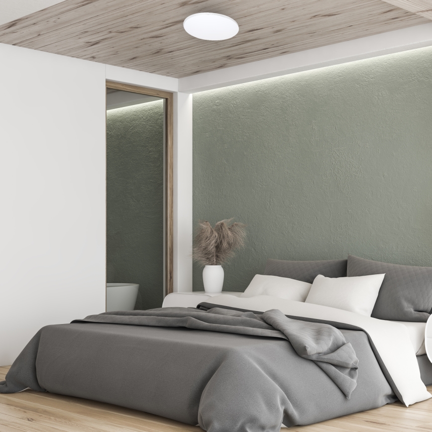 LED Dimmelhető mennyezeti lámpa távirányítóval SIENA LED/25W/230V