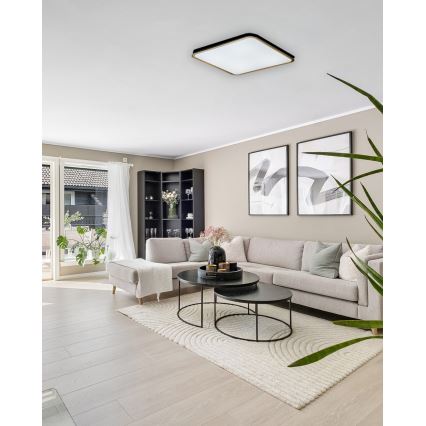 LED Dimmelhető mennyezeti lámpa UNA LED/60W/230V 2700-6500K 50x50 cm + távirányítás