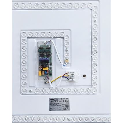 LED Dimmelhető mennyezeti lámpa UNA LED/60W/230V 2700-6500K 50x50 cm + távirányítás