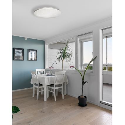 LED Dimmelhető mennyezeti lámpa VENTA LED/36W/230V 2700-6500K átm. 48 cm + távirányítás