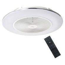 LED Dimmelhető mennyezeti lámpa ventilátorral ARIA LED/38W/230V 3000-6000K fehér + távirányító