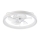 LED Dimmelhető mennyezeti lámpa ventilátorral FARGO LED/37W/230V fehér + távirányítás